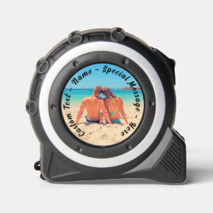 Custom Your Photo Tape Measure Gift with Text
