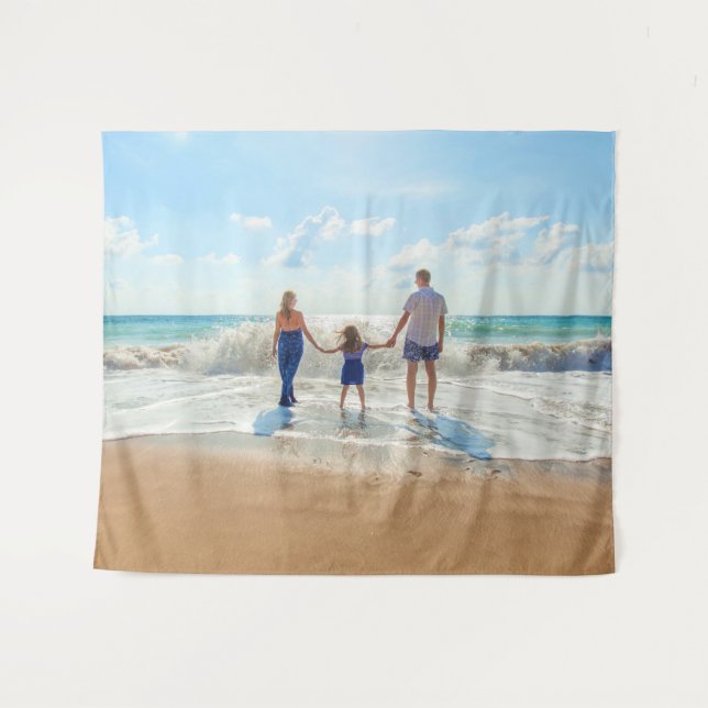 Custom Your Photo Tapestry Personalized Gift (Front (Horizontal))
