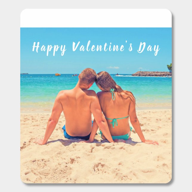 Custom Your Photo Text Happy Valentine's Day Breath Savers® Mints (Sticker)