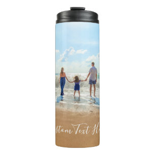Custom Your Photo Thermal Tumbler Gift with Text