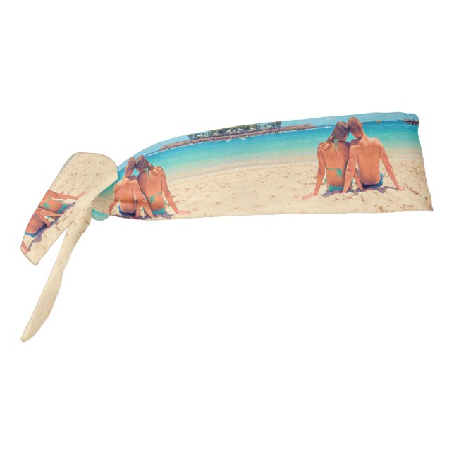 Custom Your Photo Tie Headband Personalized (Rotate 270)