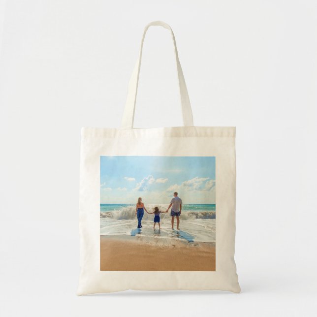 Custom Your Photo Tote Bag Personalized (Front)