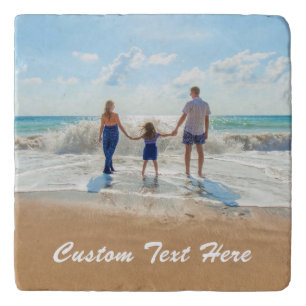 Custom Your Photo Trivet with Text Personalized