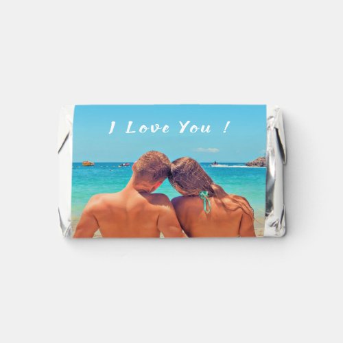 Custom Your Photo with Text _ I love You Hersheys Miniatures