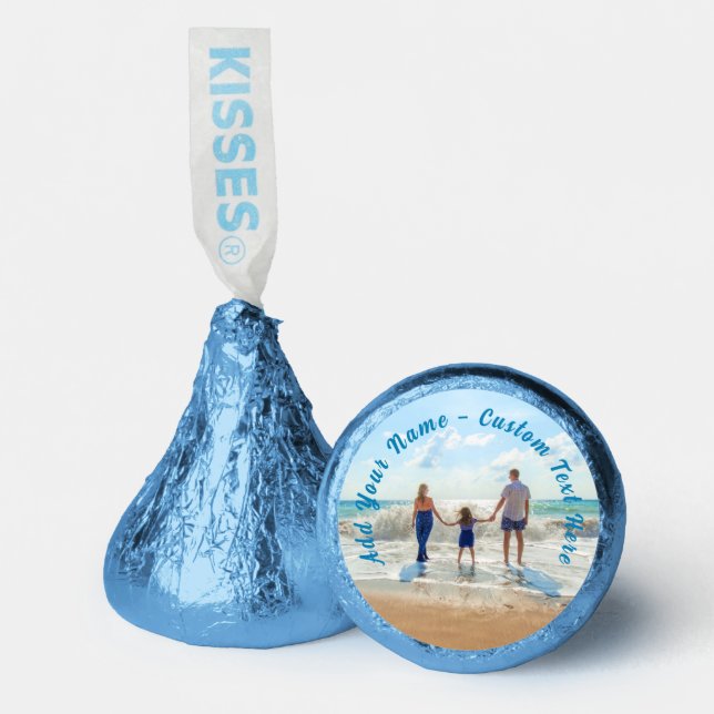 Custom Your Photo with Text Name Personalized Hershey®'s Kisses® (Front)