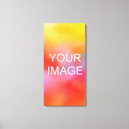 Custom Your Picture Photo Image Template Stretched Canvas Print