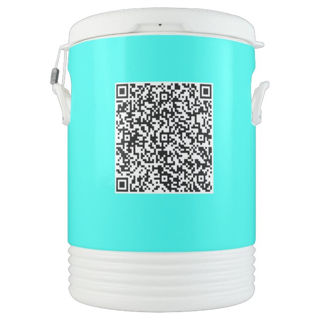 Custom Your QR Code Beverage Cooler Choose Color (Back)
