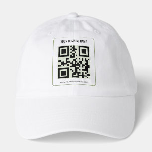 Custom Your QR Code Business Name Template Hat