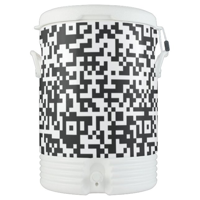 Custom Your QR Code Personalized Beverage Cooler (Front)