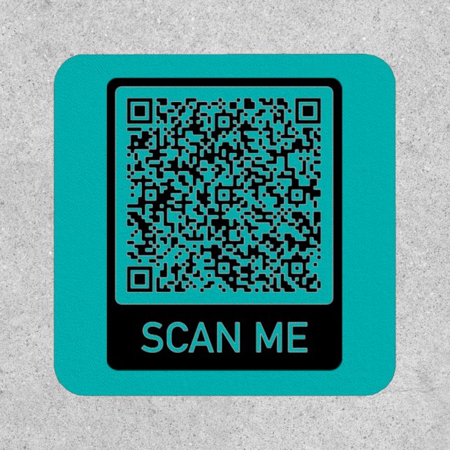 Custom Your QR Code Personalized Patch Template (Front)