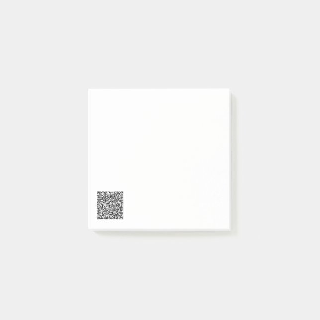 Custom Your QR Code Personalized Post it Notes (Front)