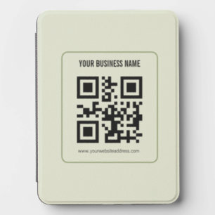Custom Your QR Code & Sage Green Business Template Kindle Cover