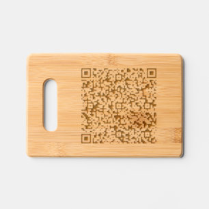 Custom Your QR Code Scan Info Personalized Engraved Cutting Board
