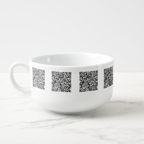 Custom Your QR Code Scan Personalized Soup Mug