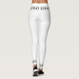 Custom Your Rectangle Business Company Logo Here Leggings