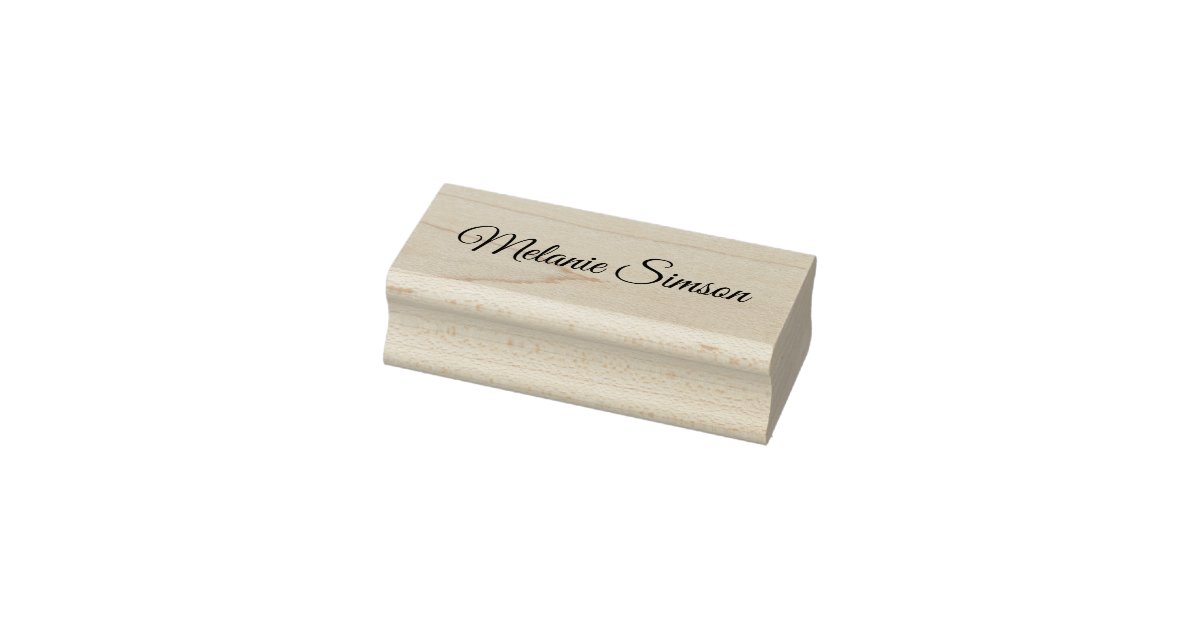Oh What Fun Christmas personalized Rubber Stamp