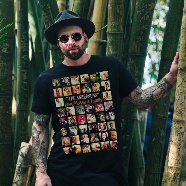 Custom your text here and photo collage T-Shirt (Creator Uploaded)