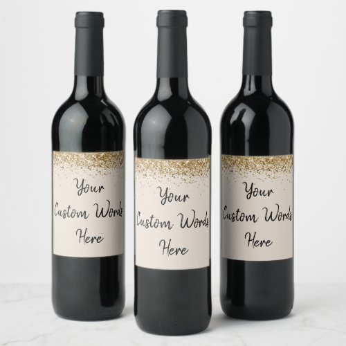 Custom Your Text Here Personalized Sand Black Gift