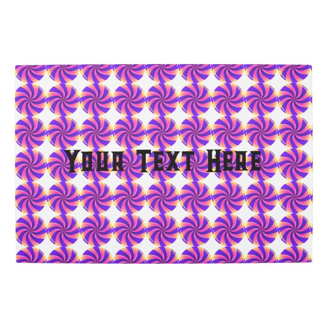 Custom Your Text Here Text Sweet Candy Image Wall Metal Print (Front)