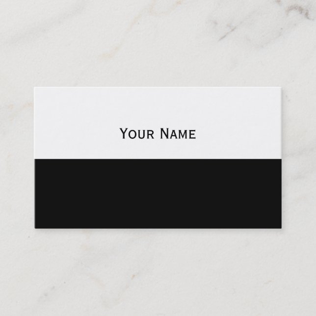 Custom your text, image & background color business card (Front)