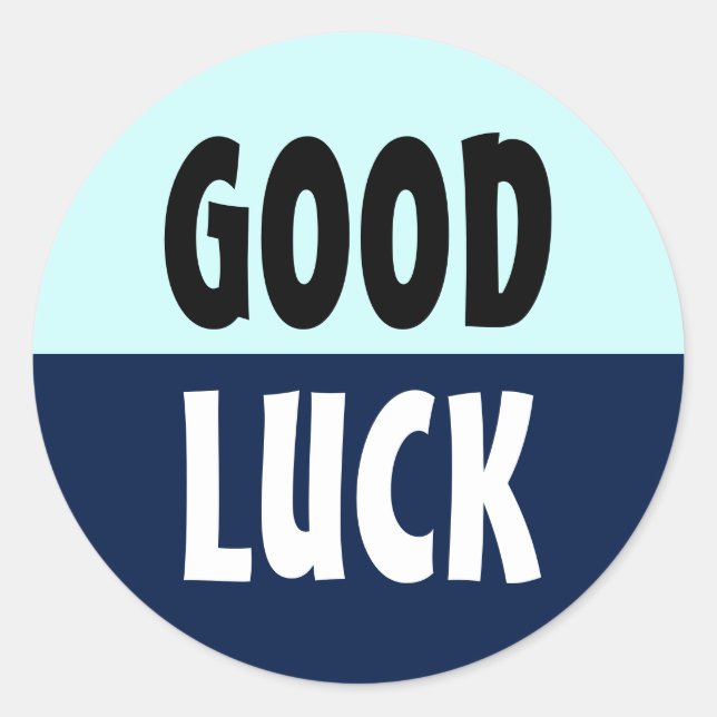 Custom your text, image & background color classic round sticker (Front)