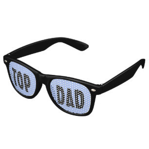 Custom your text, image & background color retro sunglasses