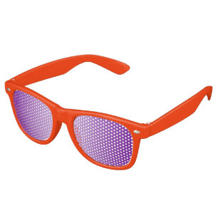 Custom your text, image & background color retro sunglasses