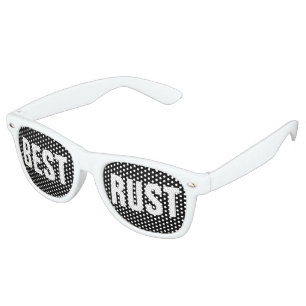 Custom your text, image & background color retro sunglasses