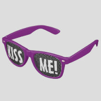 Custom your text, image & background color retro sunglasses