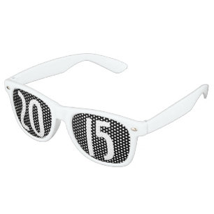 Custom your text, image & background color retro sunglasses