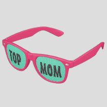 Custom your text, image & background color retro sunglasses