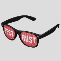 Custom your text, image & background color retro sunglasses