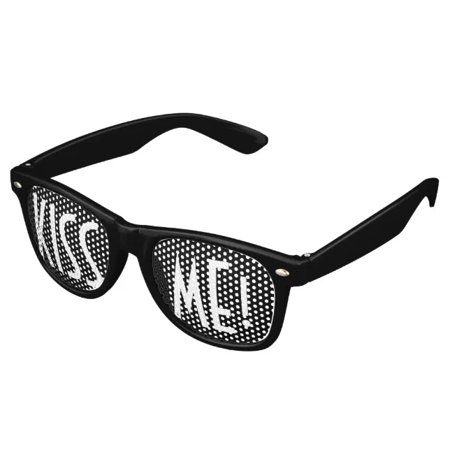 Round Black Statement Sunglasses with White Lettering HTB1UmPstv5TBuNjSspmq6yDRVXaq.jpg main image 2
