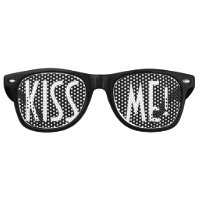 Custom your text image background color retro sunglasses Zazzle