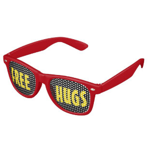 Custom your text, image & background color retro sunglasses