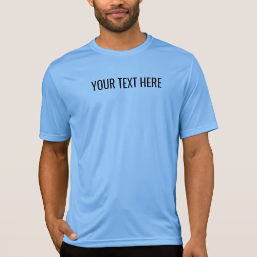 Custom Your Text Image Modern Template Mens Sport T_Shirt