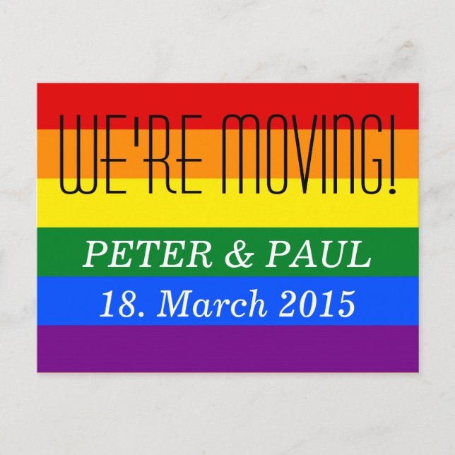 Custom your text, sign, image & background announcement postcard (Front)