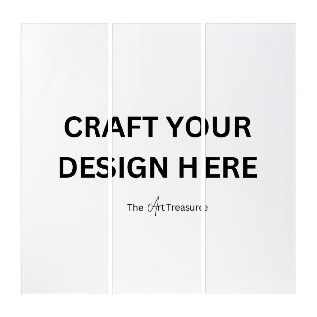 Custom Your Wall Art Triptych - Upload Your Image (Front)