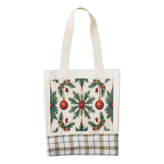 Custom Zazzle HEART Tote bag (Christmas)