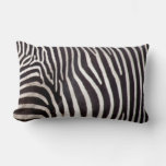 Custom Zebra Design Lumbar Throw Pillow at Zazzle