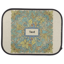 Custom Zen Mandala Car Mats Set