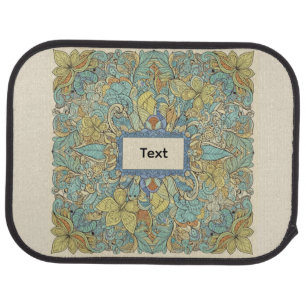 Custom Zen Mandala Car Mats Set