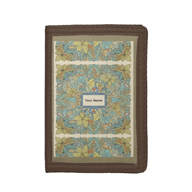 Custom Zentangle photo Wallet (Front Vertical)