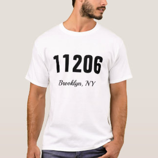 Custom Zip Code City & State T-Shirt