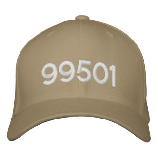 Custom Zip or Area Code Hat/Cap Embroidered Baseball Cap
