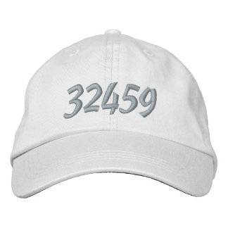 Custom Zip or Area Code Hat/Cap Embroidered Baseball Cap