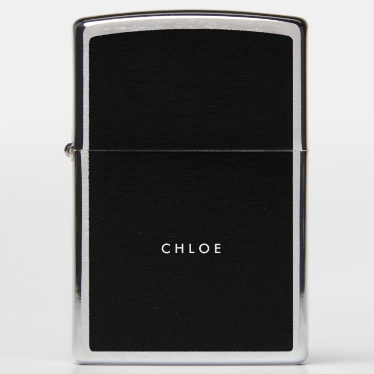 Custom Zippo Pocket Lighter Classic Black Zazzle