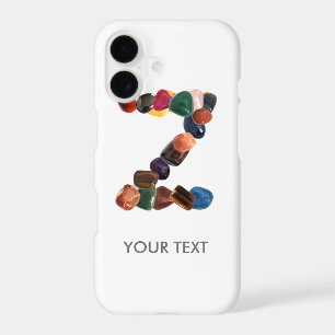 Customable Gemstone Initial "Z" iPhone 17 Case