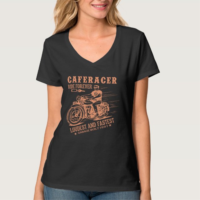 Custombike Custom Bikes Bike Motorcycles Oldschool T-Shirt (Front)