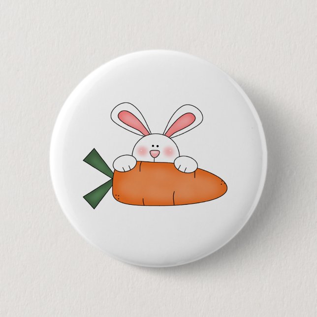 CUSTOMBUNNYCARROT PINBACK BUTTON (Front)